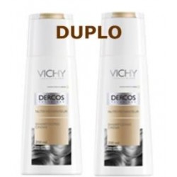Vichy Dercos champú nutri-reparador cabellos secos duplo 2x200 ml